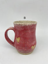 Load image into Gallery viewer, Exposed Clay Heart Mugs
