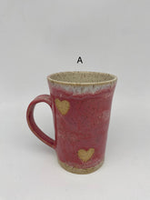 Load image into Gallery viewer, Exposed Clay Heart Mugs
