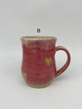 Load image into Gallery viewer, Exposed Clay Heart Mugs
