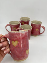 Load image into Gallery viewer, Exposed Clay Heart Mugs
