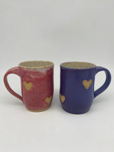 Load image into Gallery viewer, Exposed Clay Heart Mugs
