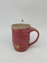 Load image into Gallery viewer, Exposed Clay Heart Mugs
